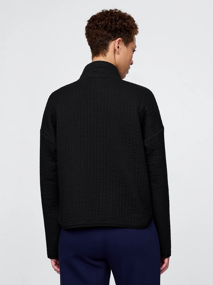 GapFit Quilted Jacquard Jacket