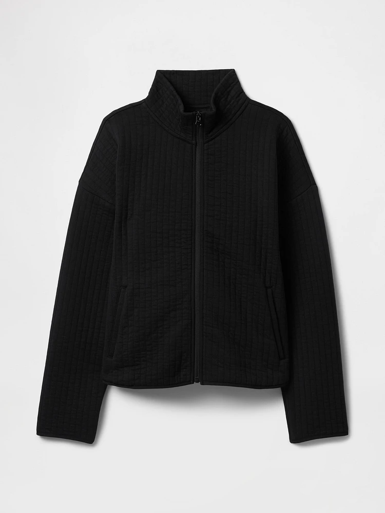 GapFit Quilted Jacquard Jacket