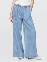 Mid Rise UltraSoft Easy Baggy Jeans