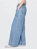 Mid Rise UltraSoft Easy Baggy Jeans