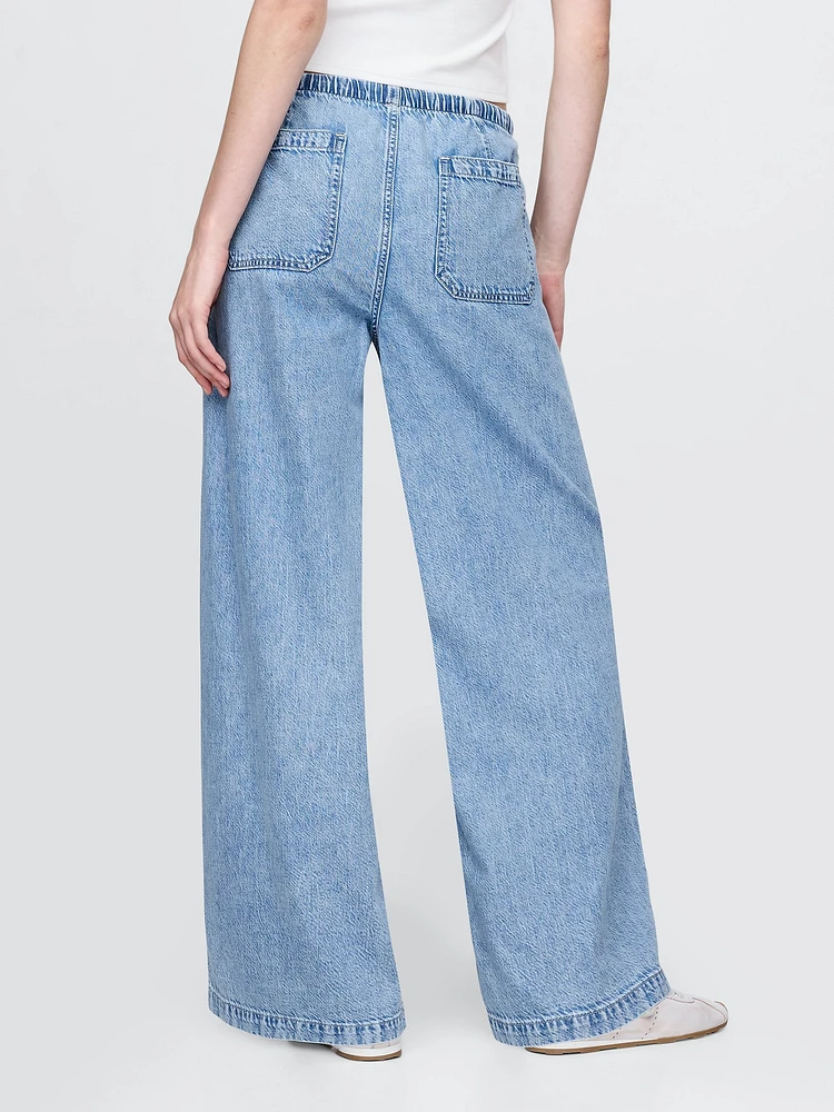 Mid Rise UltraSoft Easy Baggy Jeans