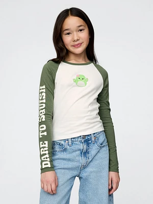 Kids Squishmallow Graphic Raglan T-Shirt