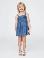 Baby & Toddler Bow Denim Dress