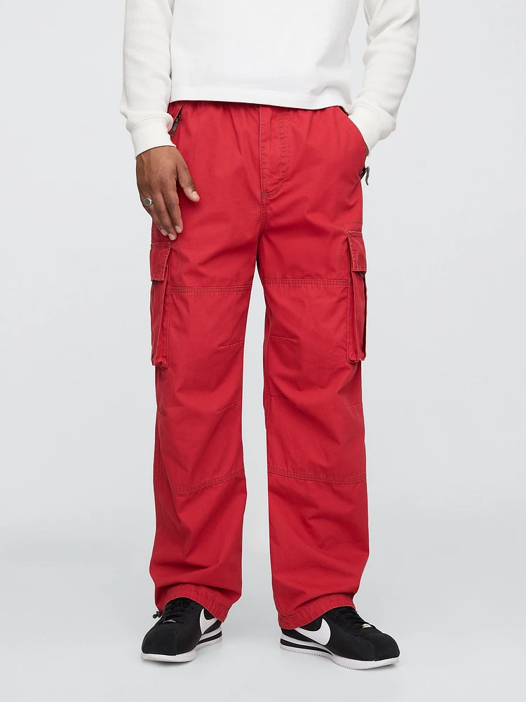 Pantalon cargo parachute