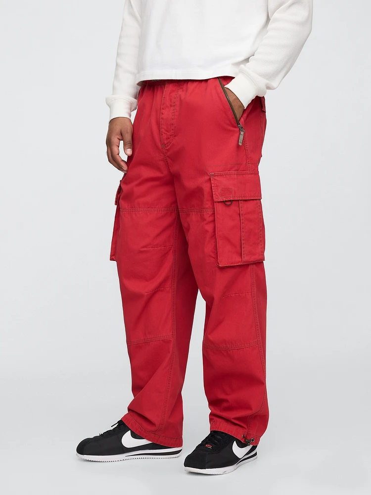 Pantalon cargo parachute