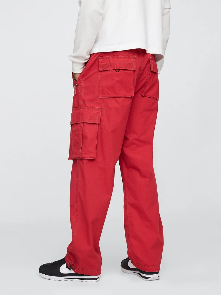 Pantalon cargo parachute