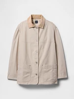 Corduroy-Collar Barn Jacket