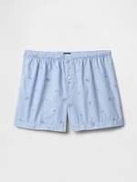 Embroidered PJ Boxer Shorts