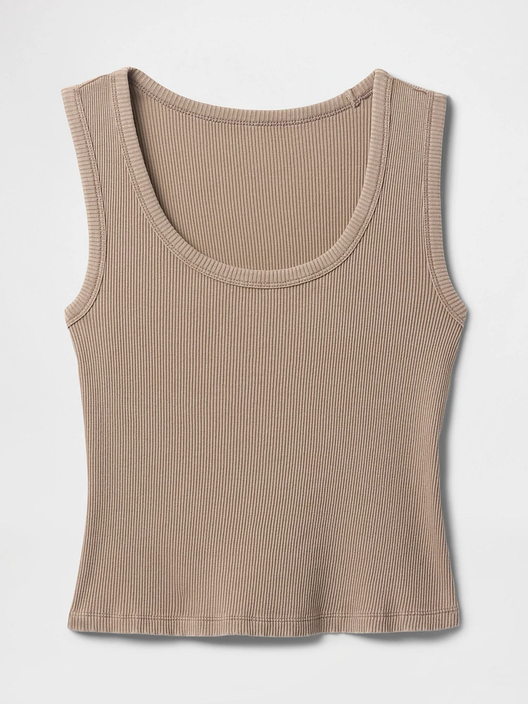 Rib Scoop Tank Top