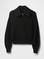 100% Cotton Half-Zip Pullover Sweater