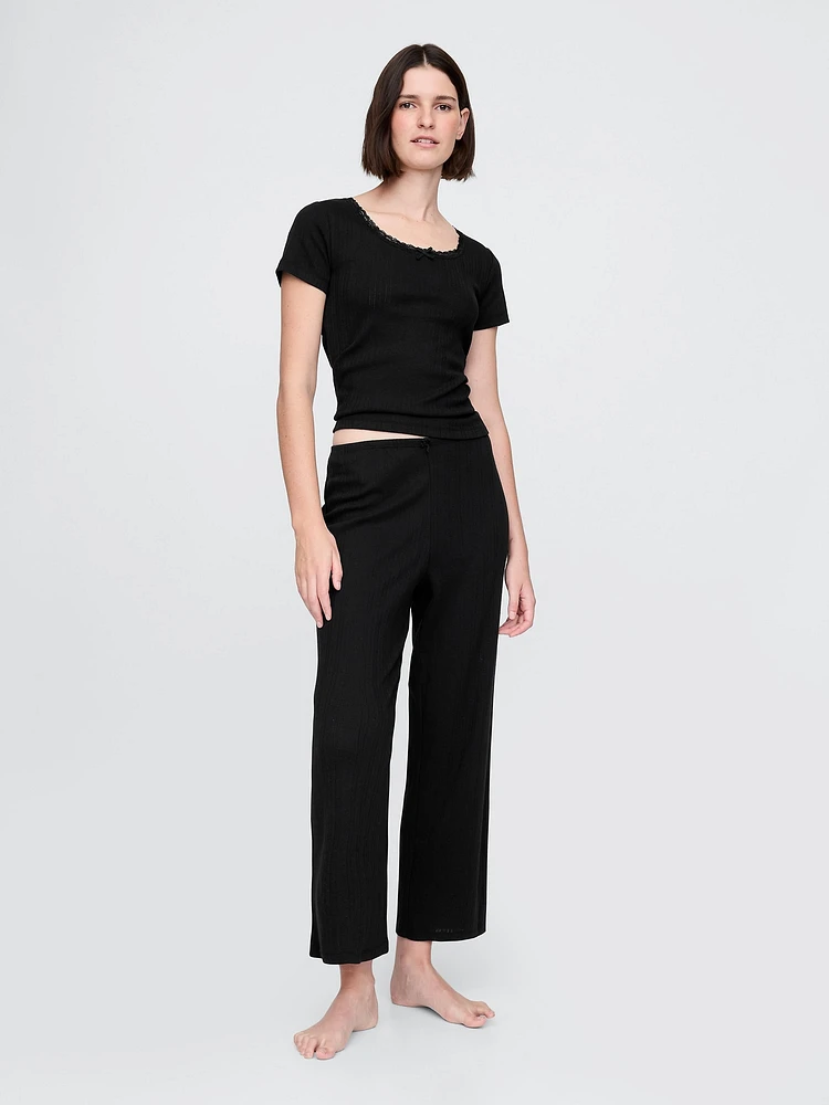 Pointelle PJ Top