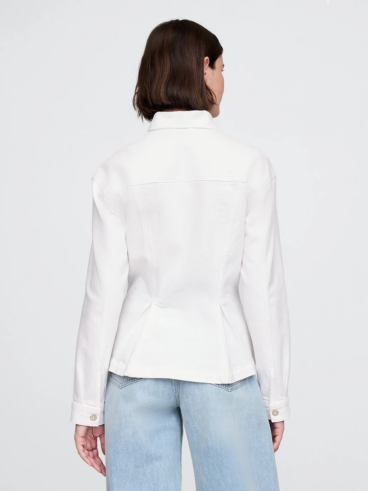 Peplum Denim Jacket