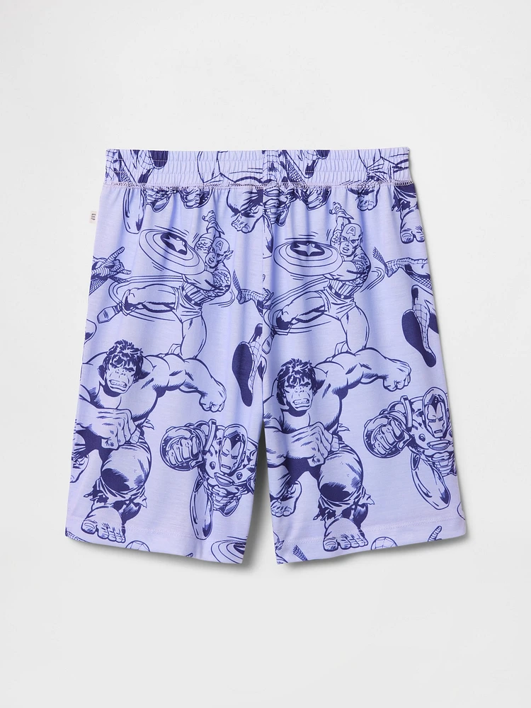 Kids Marvel Recycled PJ Shorts