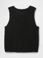 100% Cotton Crochet Tank Top