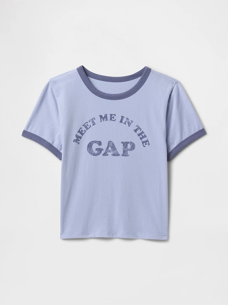 Cotton Jersey Logo Baby T-Shirt