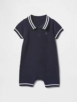 Baby Polo Shirt Sweater Shorty One-Piece