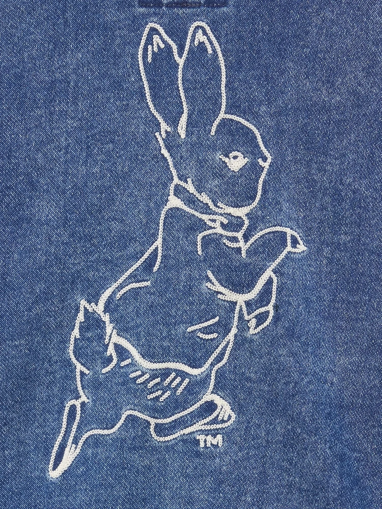 Baby Peter Rabbit™ Knit Denim Shawl Cardigan