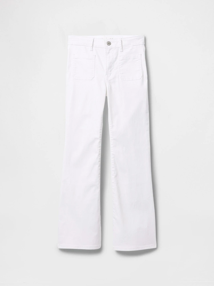Kids High Rise '70s Flare Jeans
