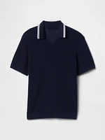 Johnny-Collar Sweater