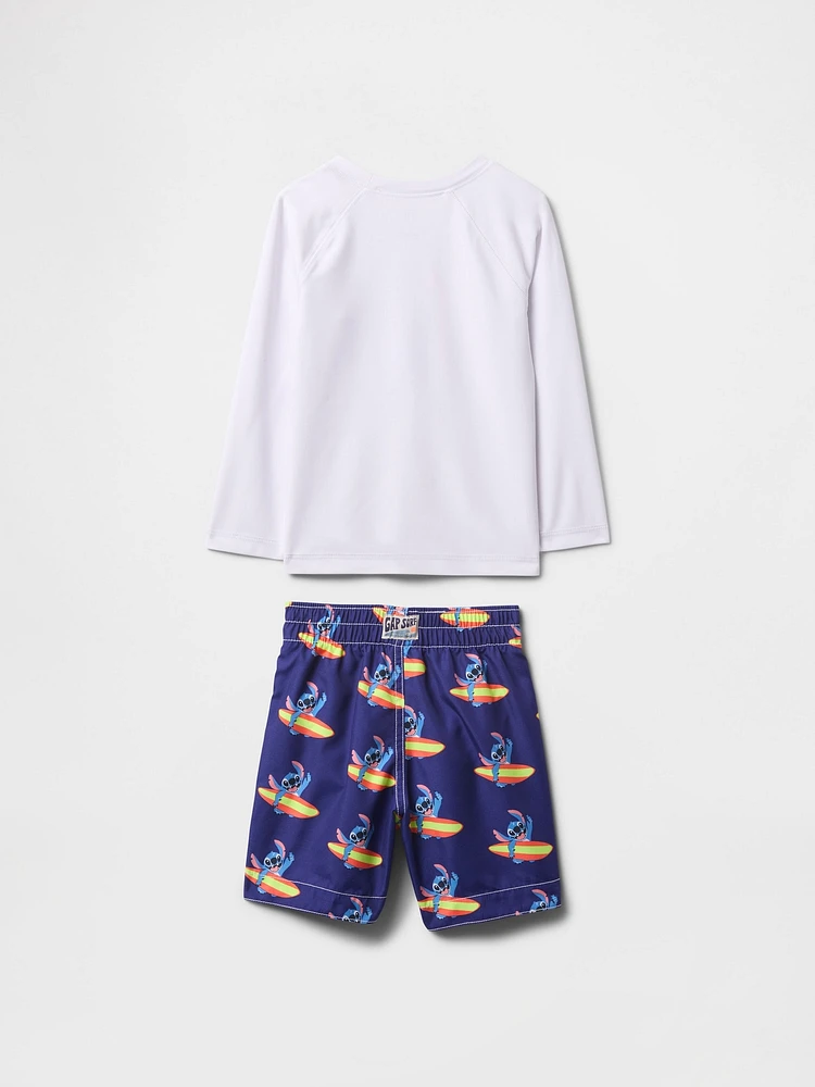 Gap × Baby & Toddler Rash Guard Swim Two-Piece