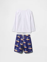 Gap × Baby & Toddler Rash Guard Swim Two-Piece