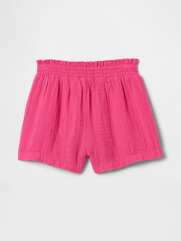 Baby & Toddler Crinkle Gauze Pull-On Shorts