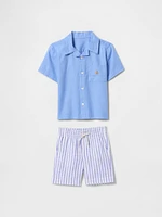Baby & Toddler Linen-Cotton Cabana Set