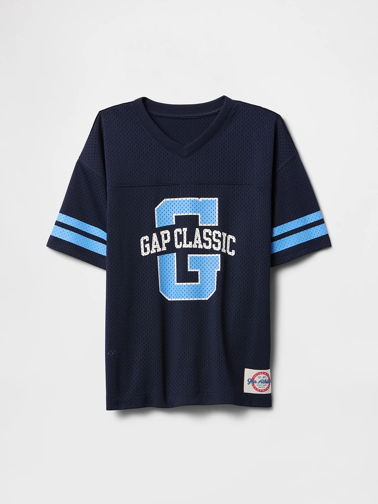 Kids GapFit Tech Mesh Jersey T-Shirt