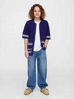 Kids Relaxed Crochet Shirt