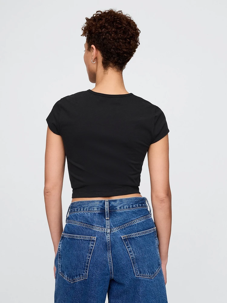 Crop Graphic T-Shirt