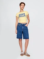 Crop Graphic T-Shirt