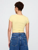 Crop Graphic T-Shirt