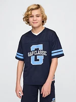 Kids GapFit Tech Mesh Jersey T-Shirt