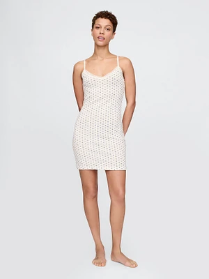 Pointelle PJ Slip Dress