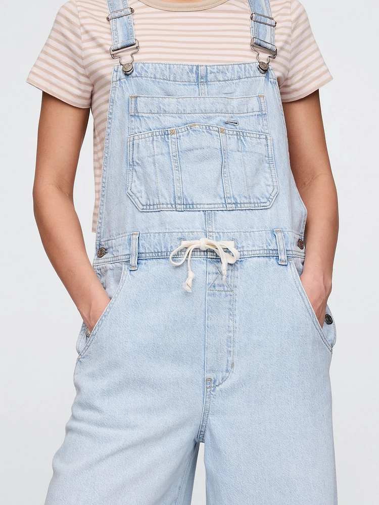 UltraSoft Denim Baggy Overalls