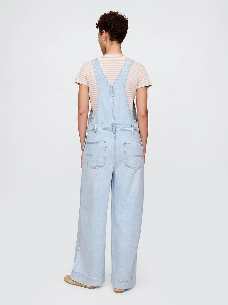 UltraSoft Denim Baggy Overalls