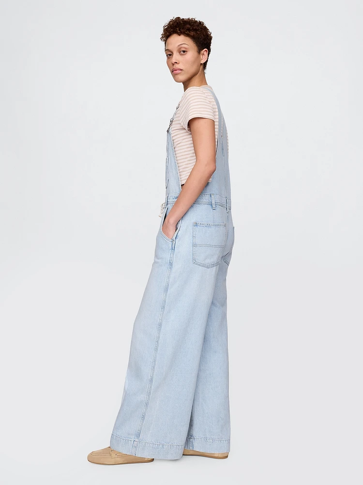 UltraSoft Denim Baggy Overalls