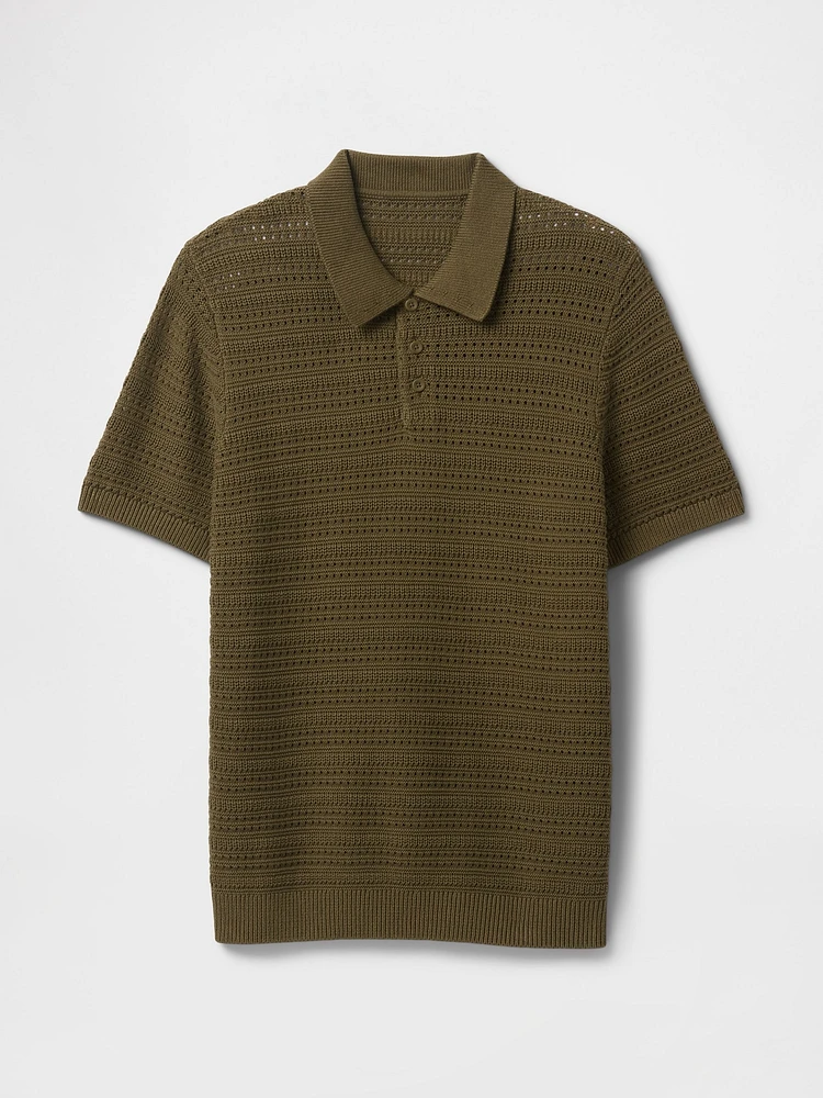 Sweater Polo Shirt