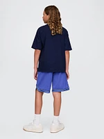 Kids GapFit 8.5" Mesh Pull-On Shorts