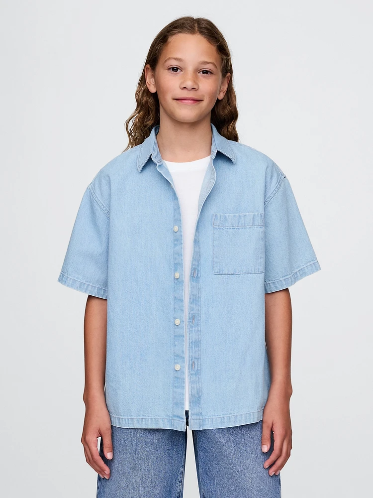 Kids Denim Shirt