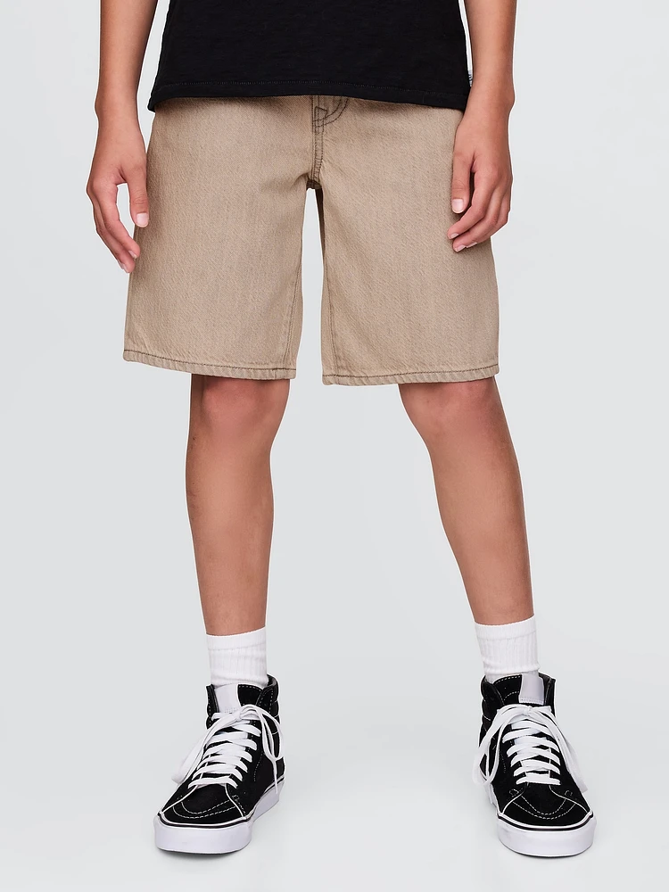 Kids UltraSoft '90s Loose Denim Shorts