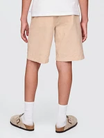 Kids 8" Linen-Cotton Shorts