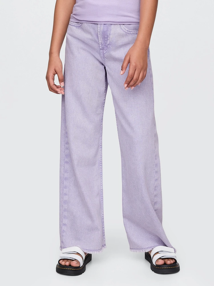 Kids UltraSoft Low Rise Stride Wide-Leg Jeans