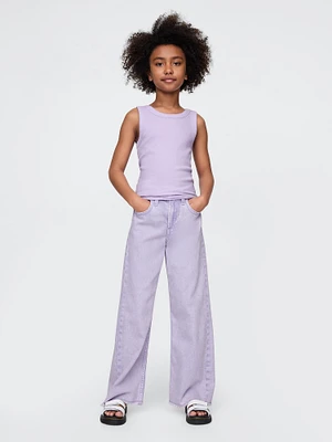 Kids UltraSoft Low Rise Stride Wide-Leg Jeans