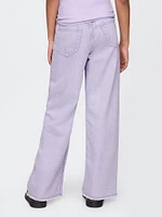 Kids UltraSoft Low Rise Stride Wide-Leg Jeans