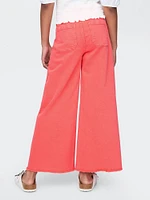 Kids High Rise Stride Wide-Leg Ankle Jeans