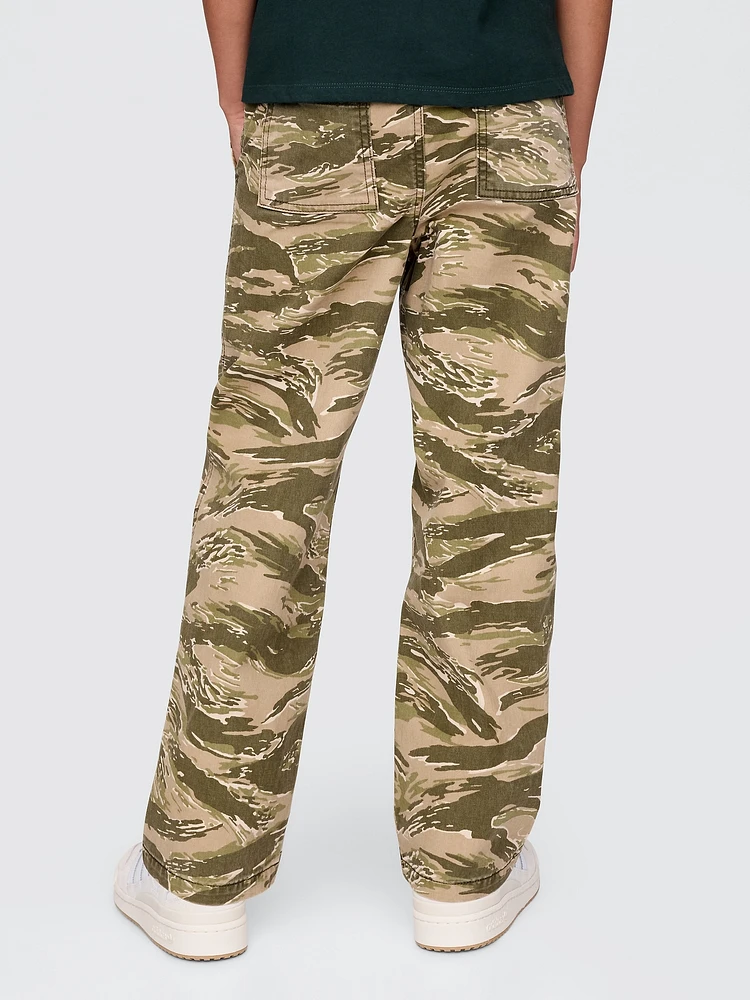 Kids UltraSoft Easy Camo Khakis