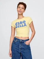 Crop Graphic T-Shirt