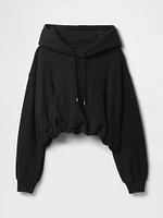 Heavyweight French Terry Cropped Bubble Hoodie