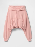 Heavyweight French Terry Cropped Bubble Hoodie